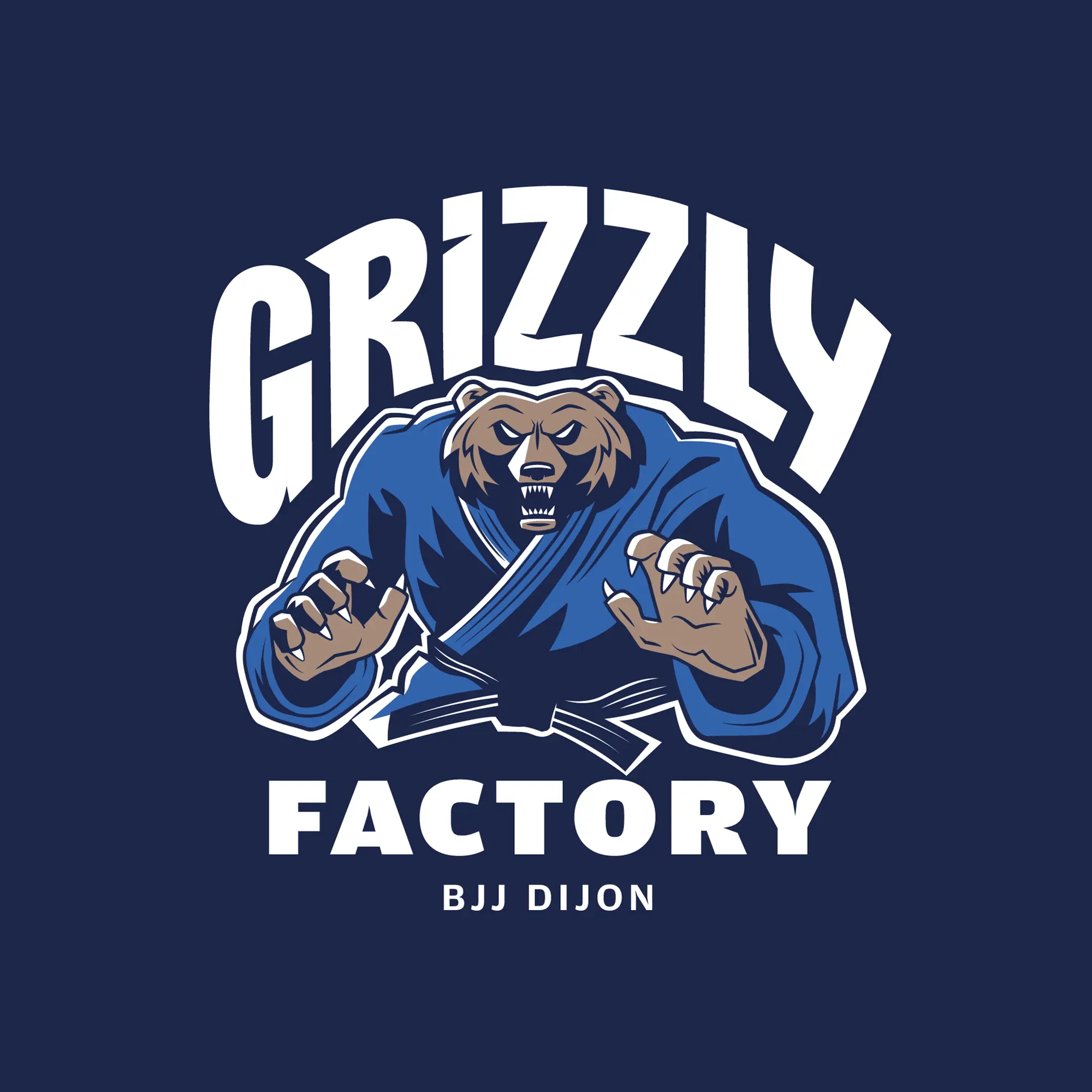 Grizzly Factory BJJ Dijon - MJC L'essentiel-le - Club de JJB à Dijon - Logo