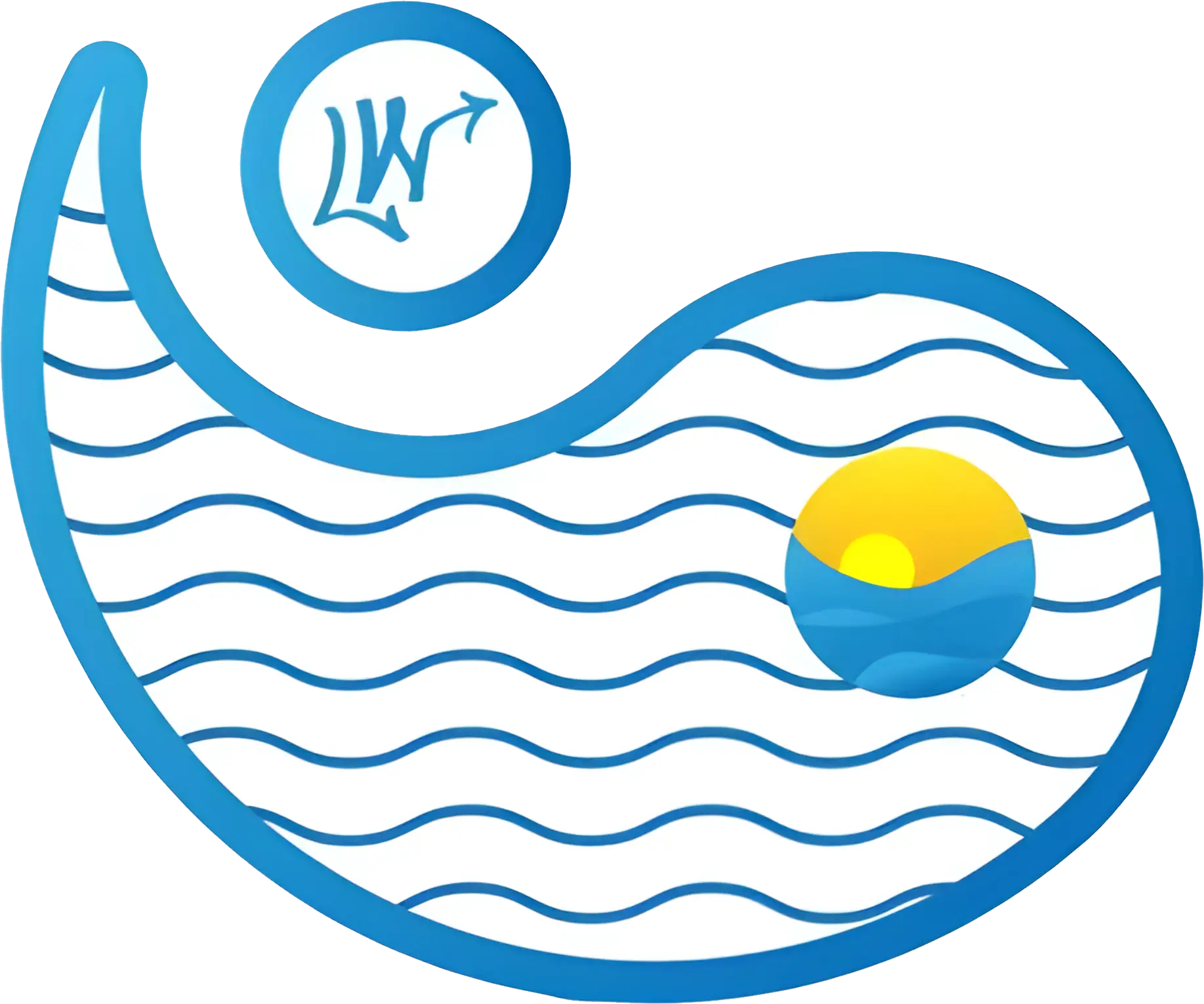 Like Water Jiu Jitsu - Logo