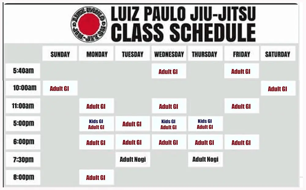 Class Schedule