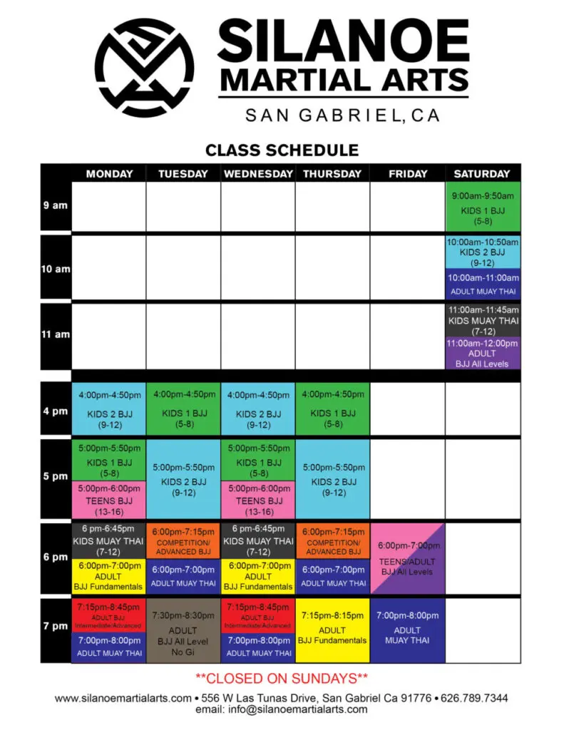 Class Schedule