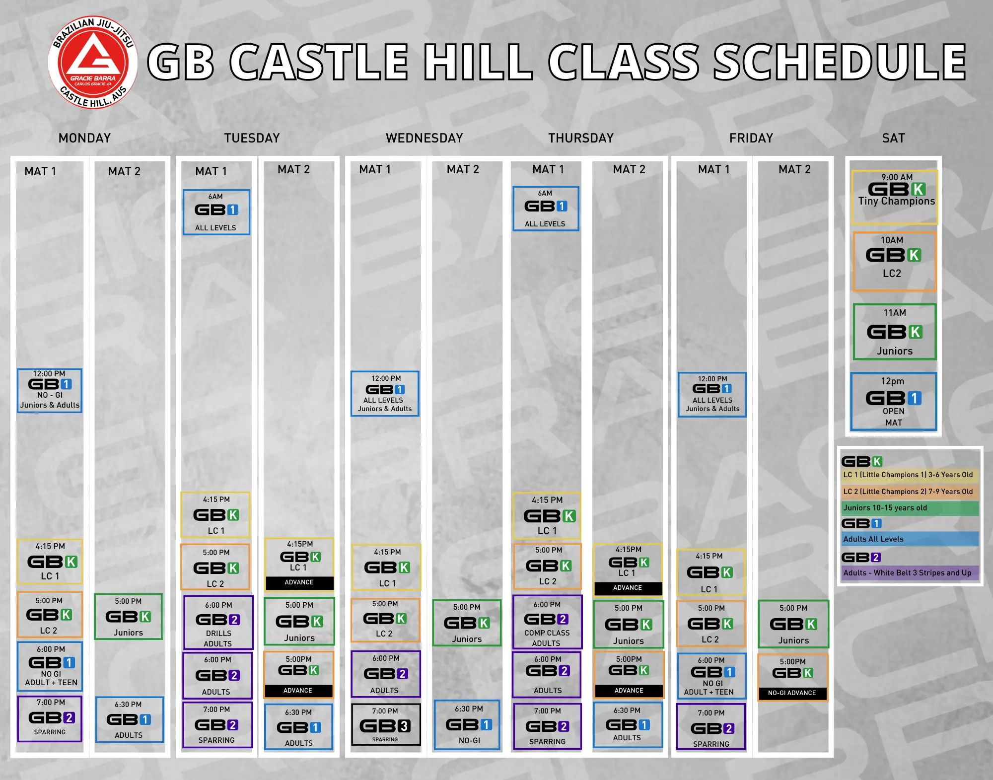 Class Schedule