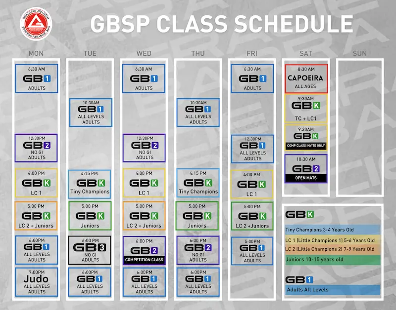 Class Schedule