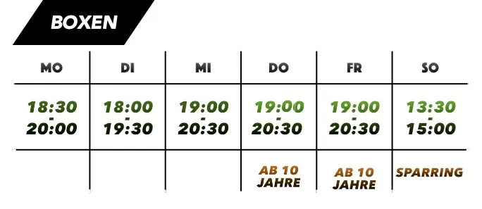 Class Schedule