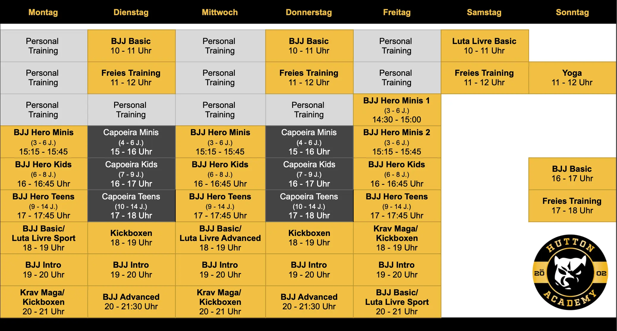 Class Schedule
