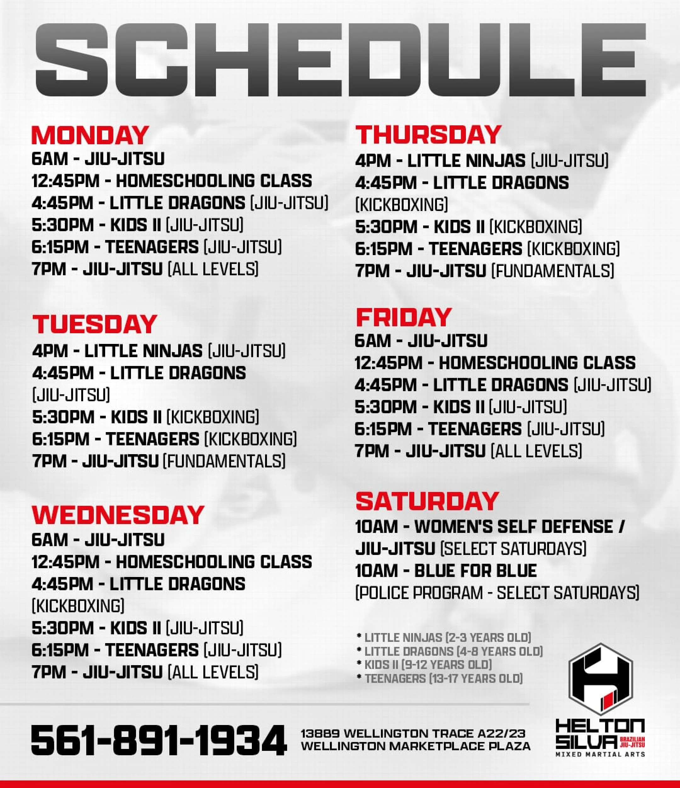 Class Schedule