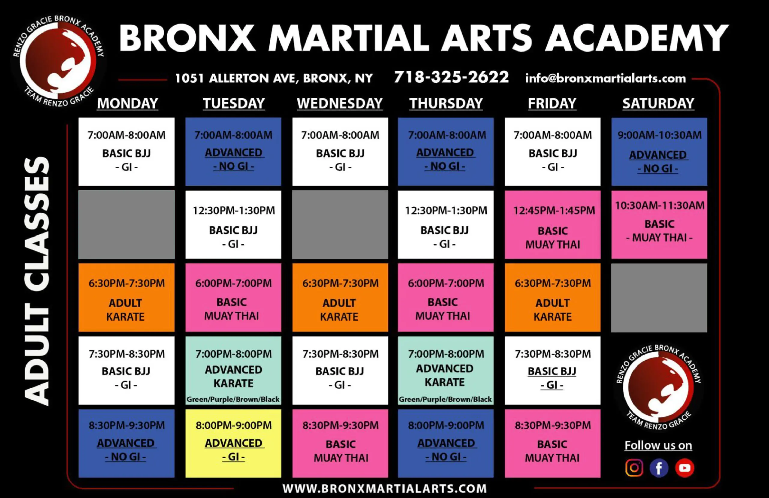 Class Schedule