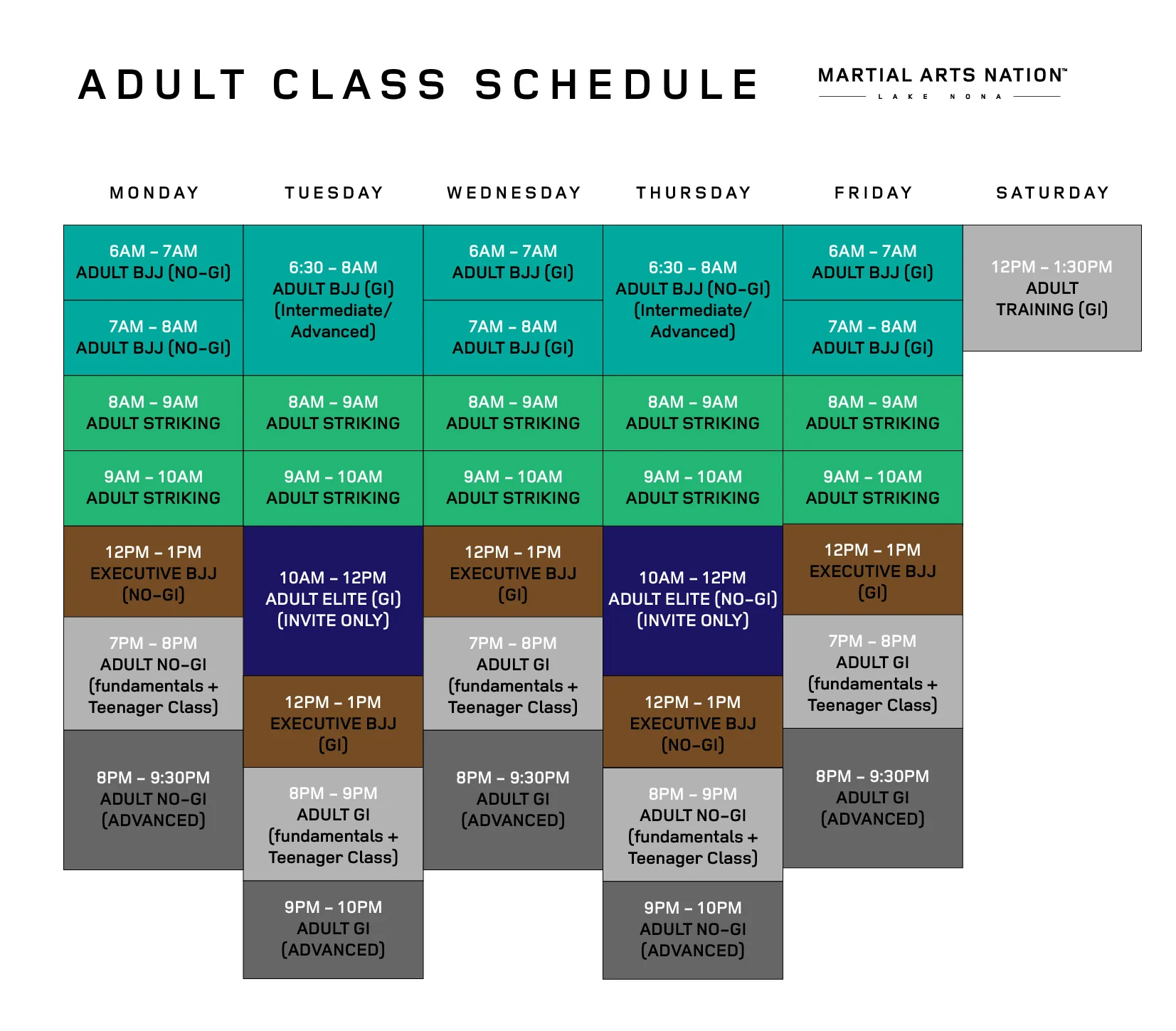 Class Schedule