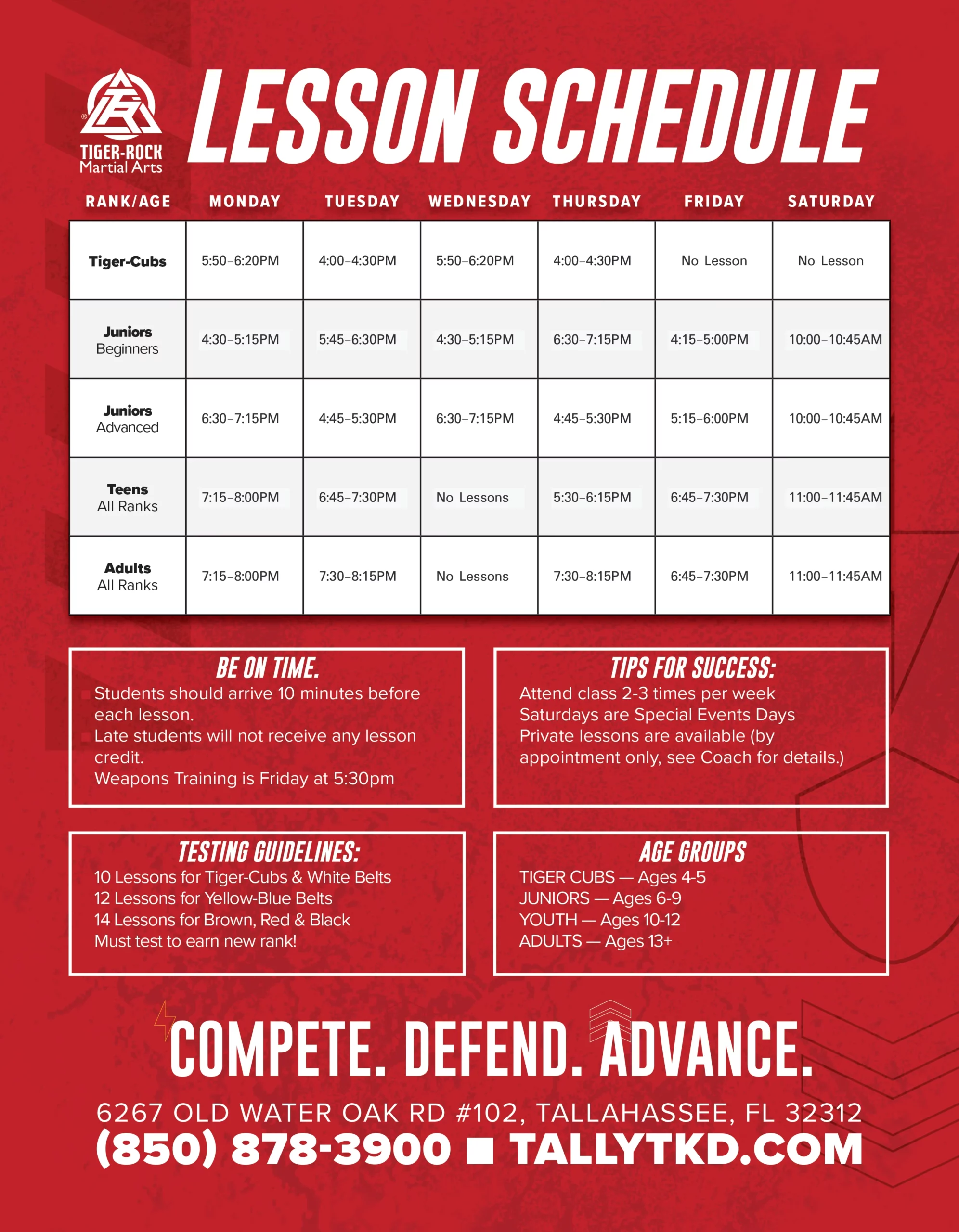 Class Schedule